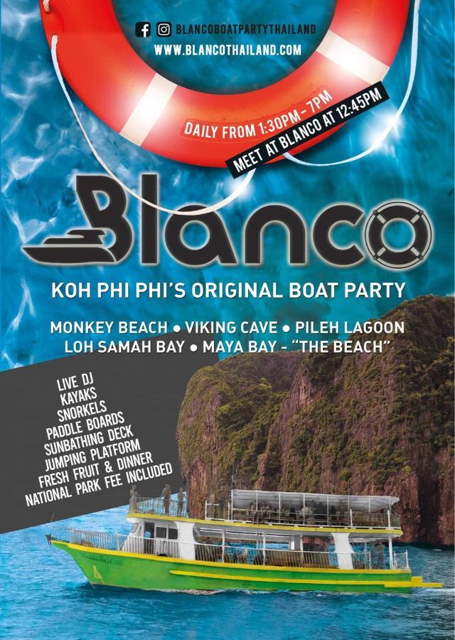 Blanco Beach Bar Hostel Phi Phi Adaları Dış mekan fotoğraf